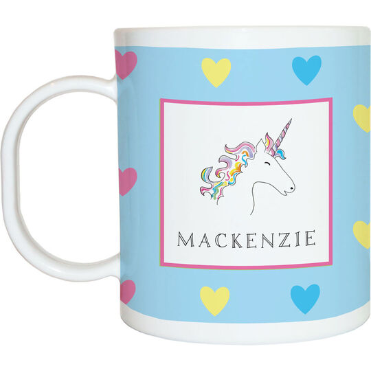 Unicorn Over the Rainbow Children's Mug